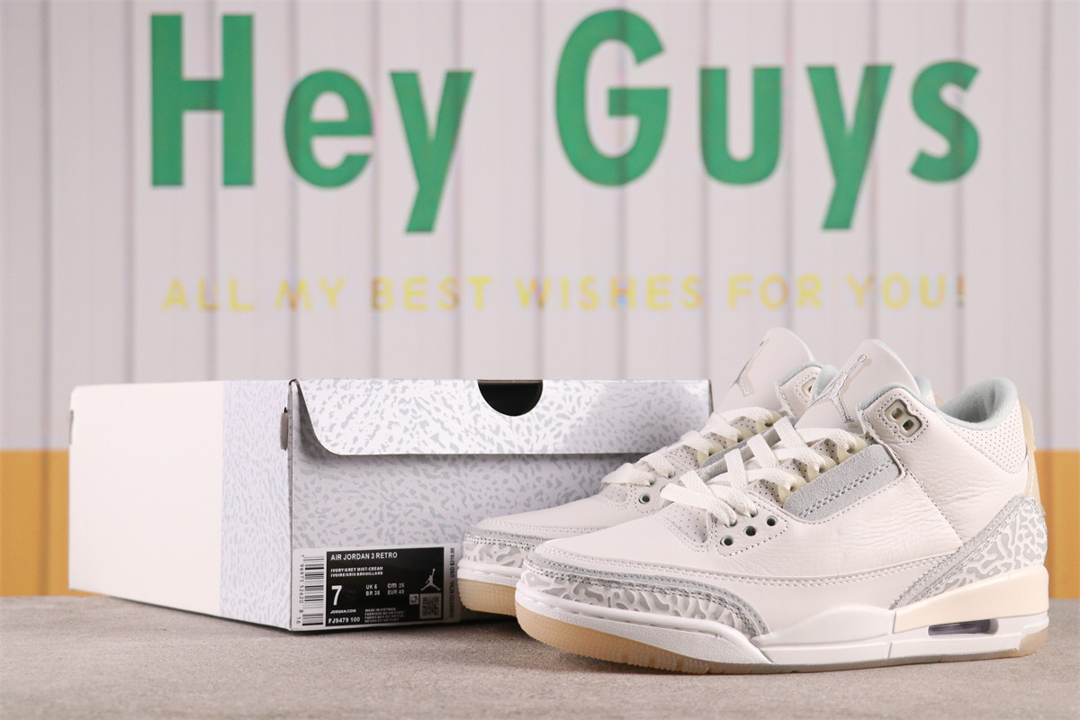 US$66 Air Jordan 3 x Travis Scott TS FJ9479-100 Size 36-47.5