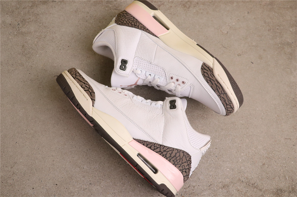 US$70 Air Jordan 3 CK9246-102 粉摩卡 Size 40-47.5（ 40 40.5 41 42 42.5 43 44 44.5 45 46 47.5）