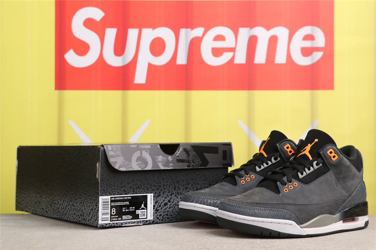 US$70 Air Jordan 3 Fear CT8532-080 Size 40-47.5