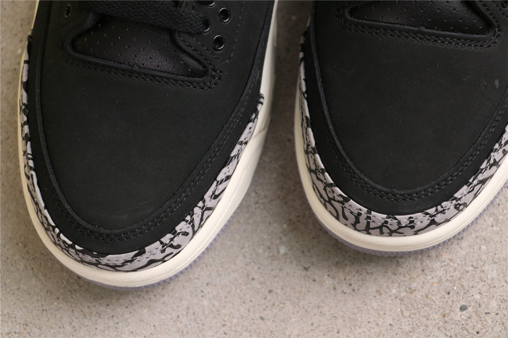 US$70 Air Jordan 3 Off Noir CK9246-001 小黑水泥 Size 40-47.5 (40 40.5 41 42 42.5 43 44 44.5 45 46 47.5）