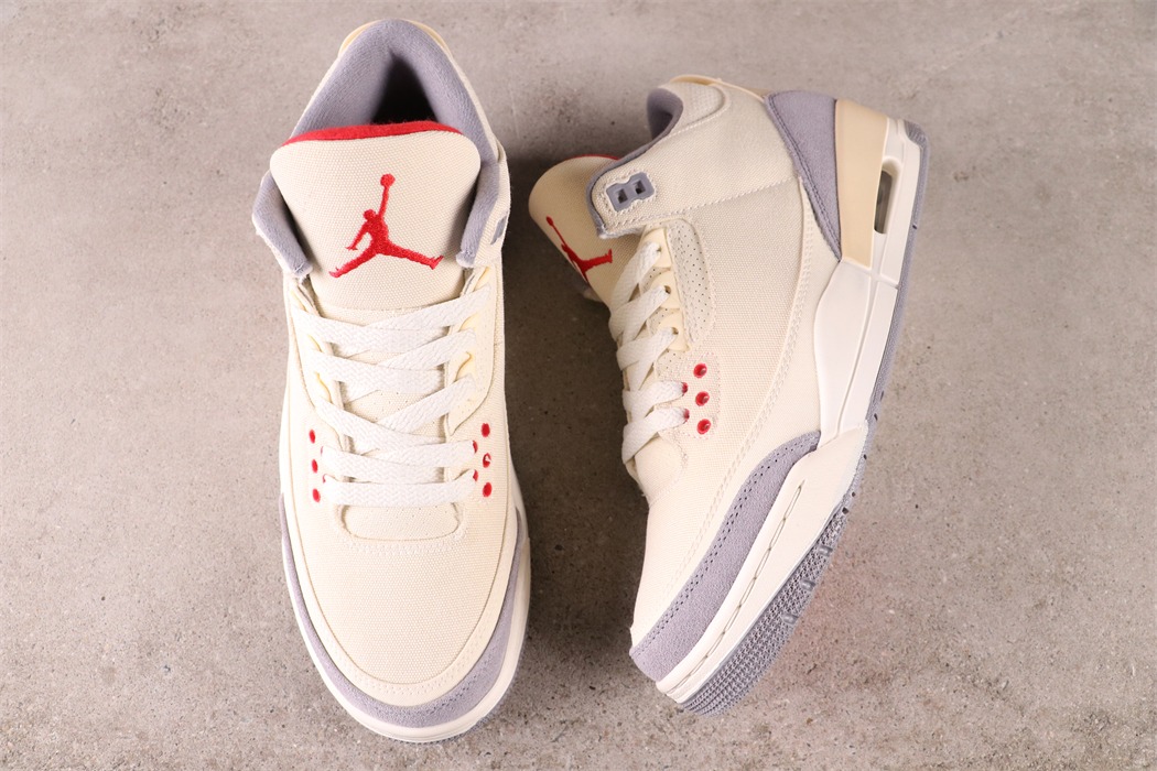 US$75 Air Jordan 3 Muslin SKU DH7139-100 Size 40-47.5