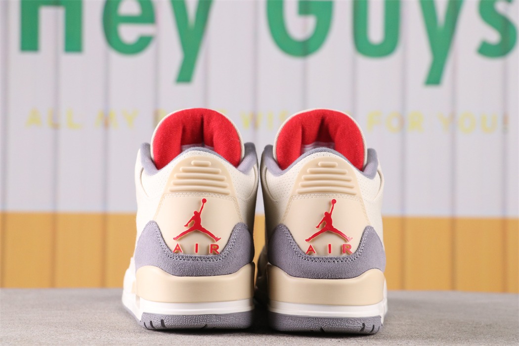 US$75 Air Jordan 3 Muslin SKU DH7139-100 Size 40-47.5
