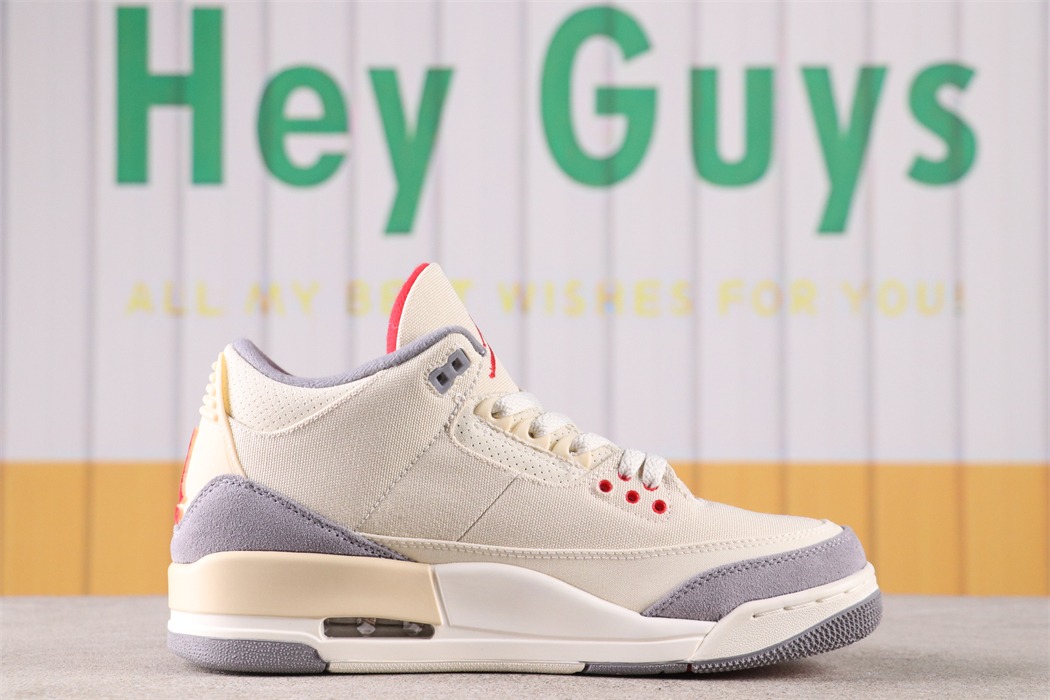US$75 Air Jordan 3 Muslin SKU DH7139-100 Size 40-47.5