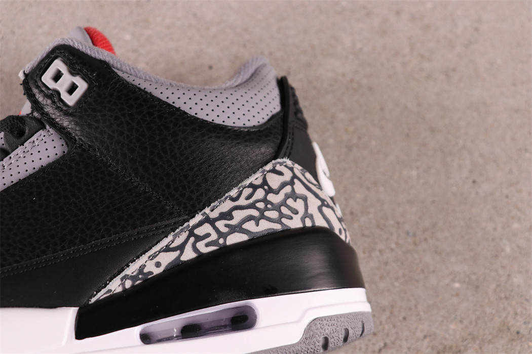 US$75 Air Jordan 3 OG Black Cement 854262-001 Size 40-47.5