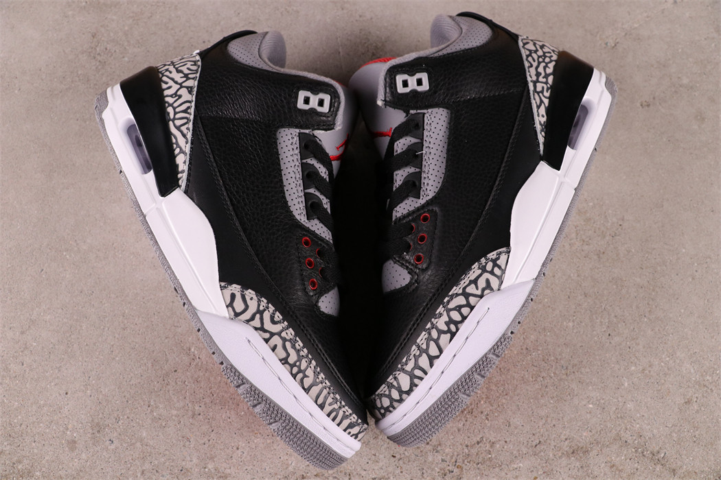 US$75 Air Jordan 3 OG Black Cement 854262-001 Size 40-47.5