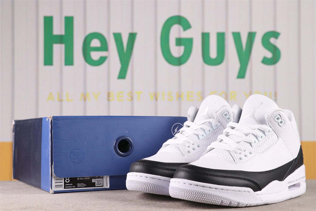US$75Fragment Design x Air Jordan 3 SKU DA3595-100 Size 36-47.5