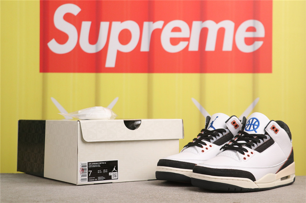 USD$33 Air Jordan 3 Quai 54 FZ5649-100