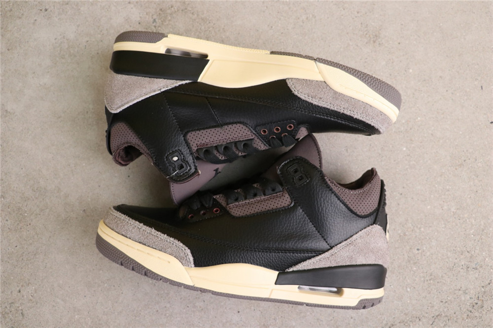 USD$44 Air Jordan A Ma Manière x Air Jordan 3 Black FZ4811-001 黑紫 Size 36-47.5 (36 36.5 37.5 38 38.