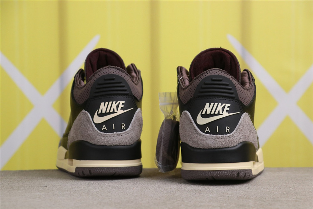 USD$44 Air Jordan A Ma Manière x Air Jordan 3 Black FZ4811-001 黑紫 Size 36-47.5 (36 36.5 37.5 38 38.