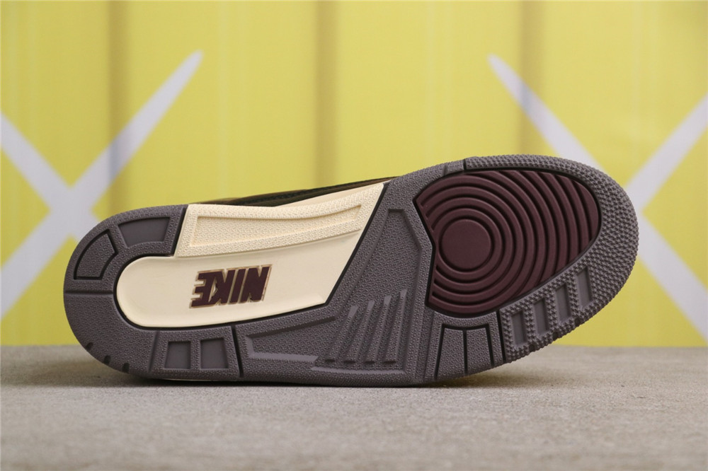 USD$44 Air Jordan A Ma Manière x Air Jordan 3 Black FZ4811-001 黑紫 Size 36-47.5 (36 36.5 37.5 38 38.