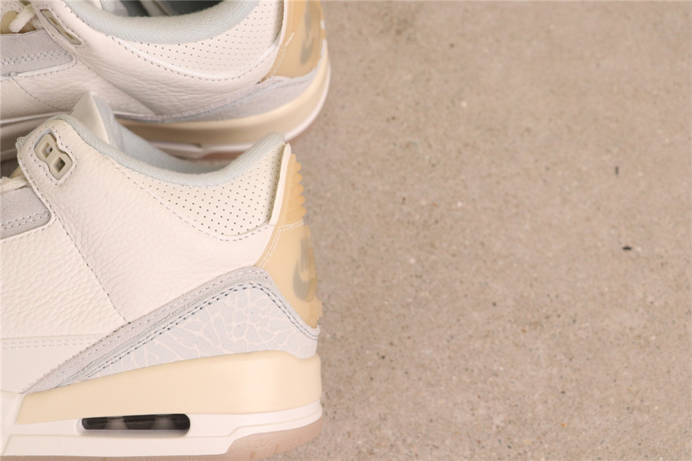 USD$70 Air Jordan 3 3 Air Jordan 3 x Travis Scott TS FJ9479-100 米黄 Size 40-47.5