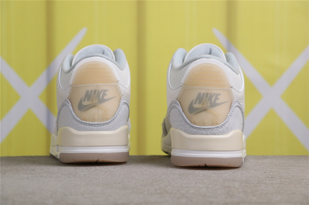 USD$70 Air Jordan 3 3 Air Jordan 3 x Travis Scott TS FJ9479-100 米黄 Size 40-47.5