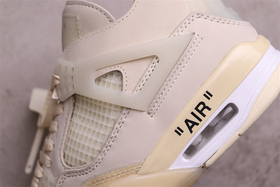 100USD OFF-WHITE x Air Jordan 4 SP WMNS CV9388-100 Size 40-47
