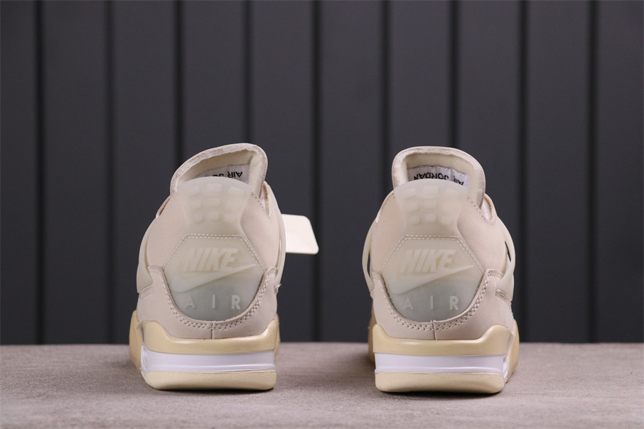 100USD OFF-WHITE x Air Jordan 4 SP WMNS CV9388-100 Size 40-47