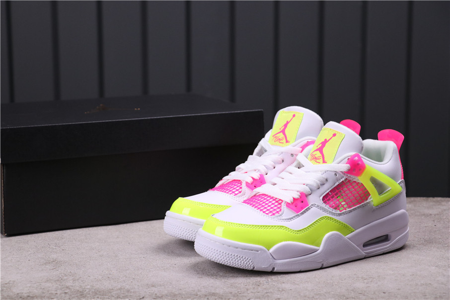 44USD Air Jordan 4 GS Lemon Venom CV7808-100 36-40