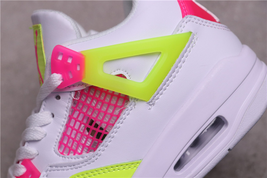 44USD Air Jordan 4 GS Lemon Venom CV7808-100 36-40