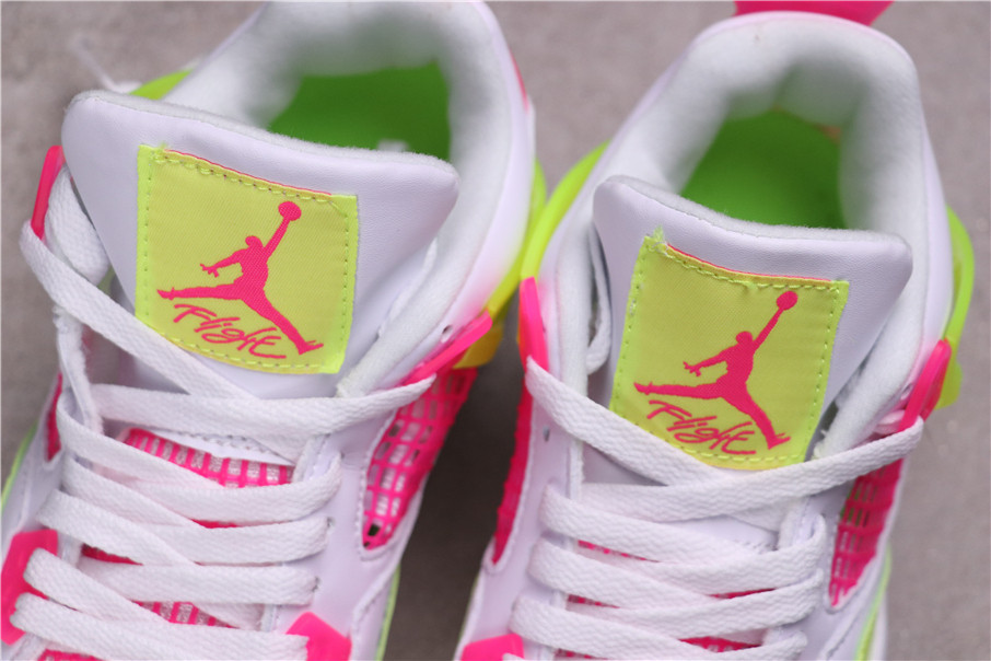 44USD Air Jordan 4 GS Lemon Venom CV7808-100 36-40
