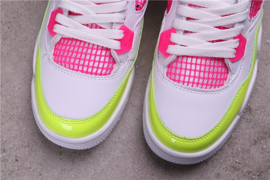 44USD Air Jordan 4 GS Lemon Venom CV7808-100 36-40