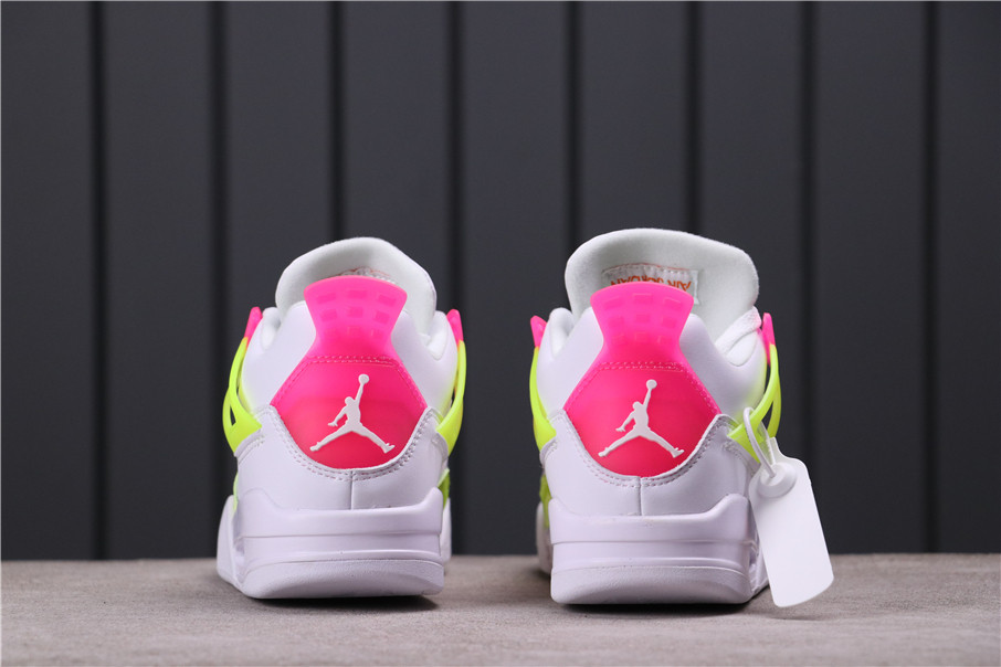 44USD Air Jordan 4 GS Lemon Venom CV7808-100 36-40
