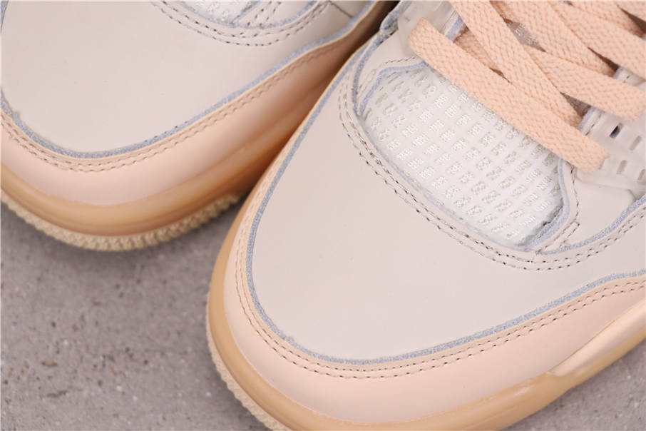 OFF-WHITE x Air Jordan 4 Sail SP [AQ9129-411]