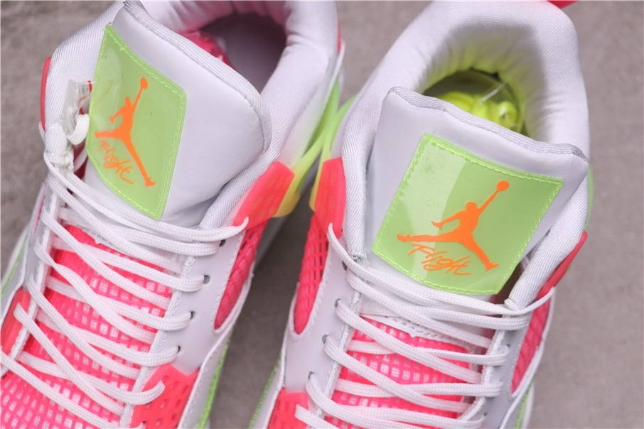 58USD Air Jordan 4 GS “Lemon Venom” CV7808-100 36-46