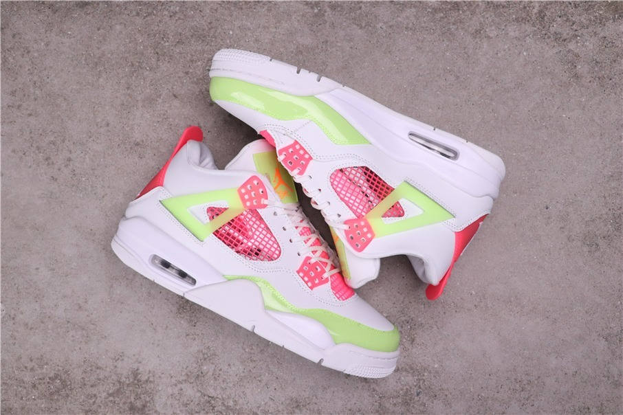 58USD Air Jordan 4 GS “Lemon Venom” CV7808-100 36-46