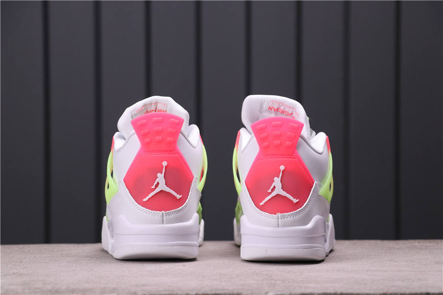 58USD Air Jordan 4 GS “Lemon Venom” CV7808-100 36-46