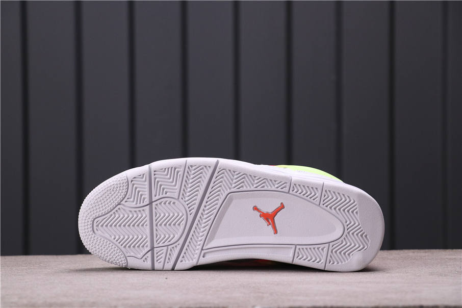 58USD Air Jordan 4 GS “Lemon Venom” CV7808-100 36-46