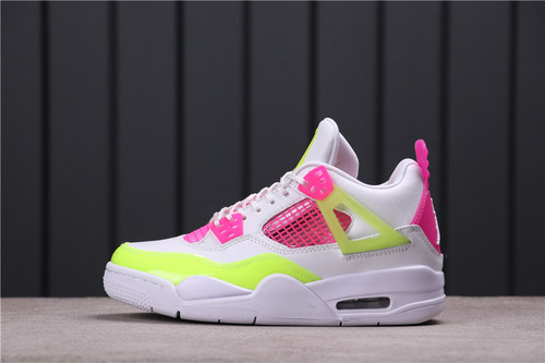 62USD Air Jordan 4 GS “Lemon Venom” CV7808-100 SIZE 36-44
