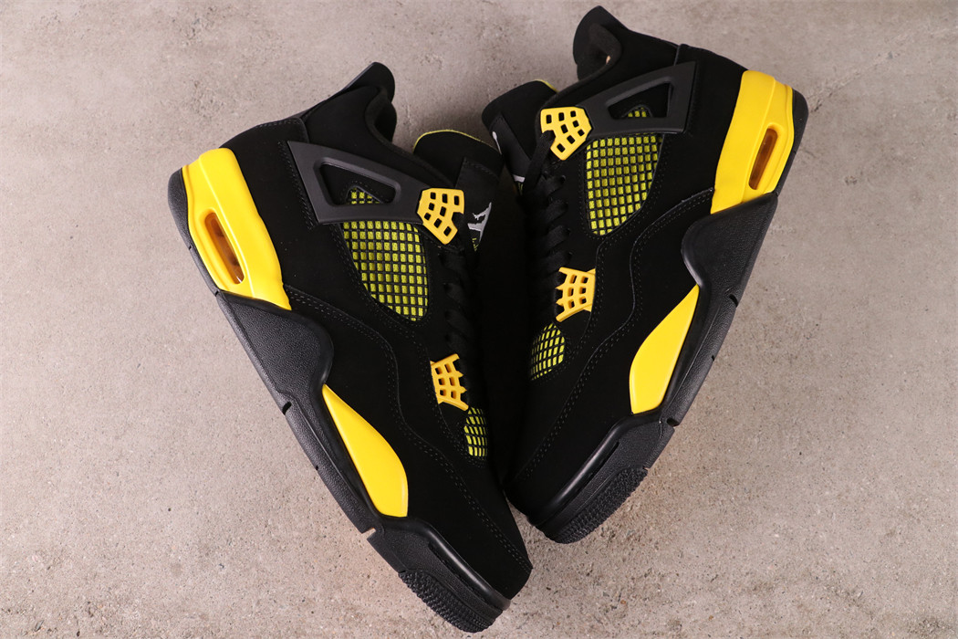 62USD Air Jordan 4 Thunder Yellow Tour Black 308497-008 SIZE 36-47.5 62USD Air Jordan 4 Thunder Yellow Tour Black 308497-008 SIZE 36-47.5