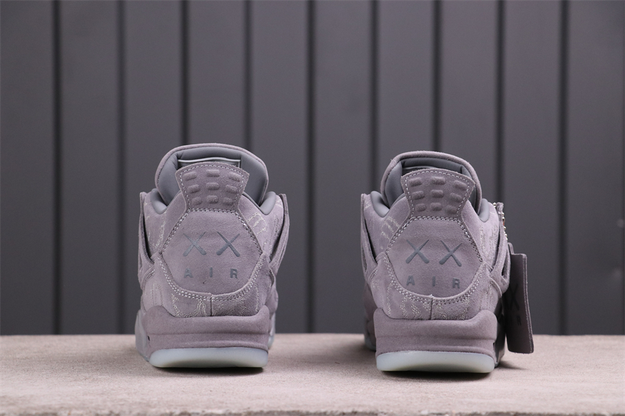 71USD KAWS x Air Jordan 4Cool Grey 930155-003 Size 36-46