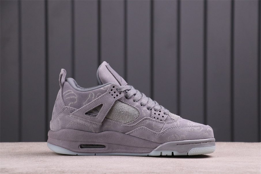 71USD KAWS x Air Jordan 4Cool Grey 930155-003 Size 36-46
