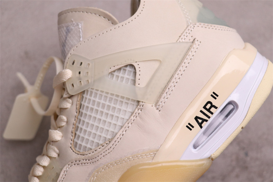 OFF-WHITE x Air Jordan 4 SP WMNS [CV9388-100]