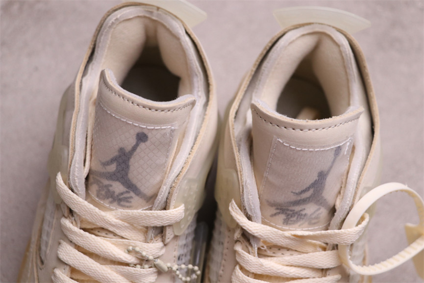 OFF-WHITE x Air Jordan 4 SP WMNS [CV9388-100]