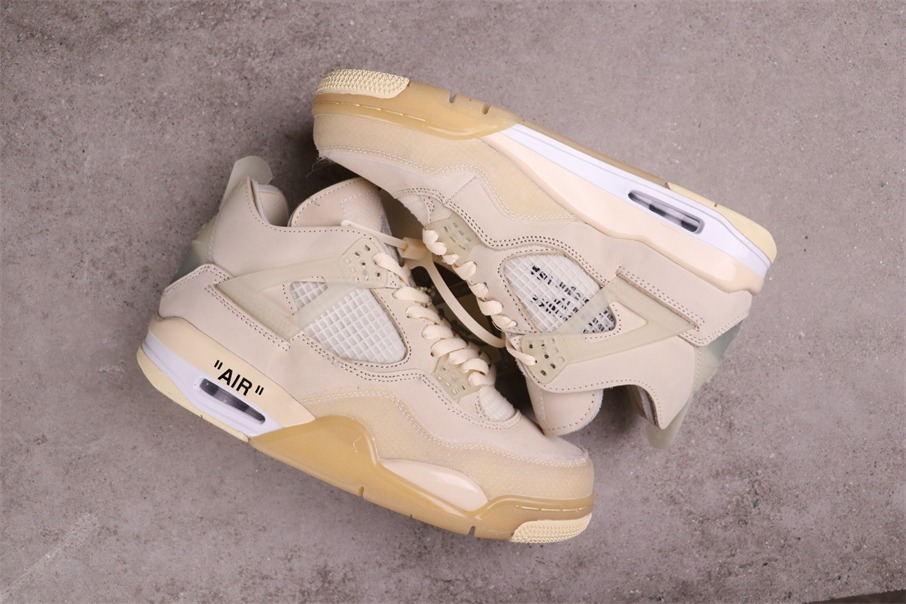 OFF-WHITE x Air Jordan 4 SP WMNS [CV9388-100]