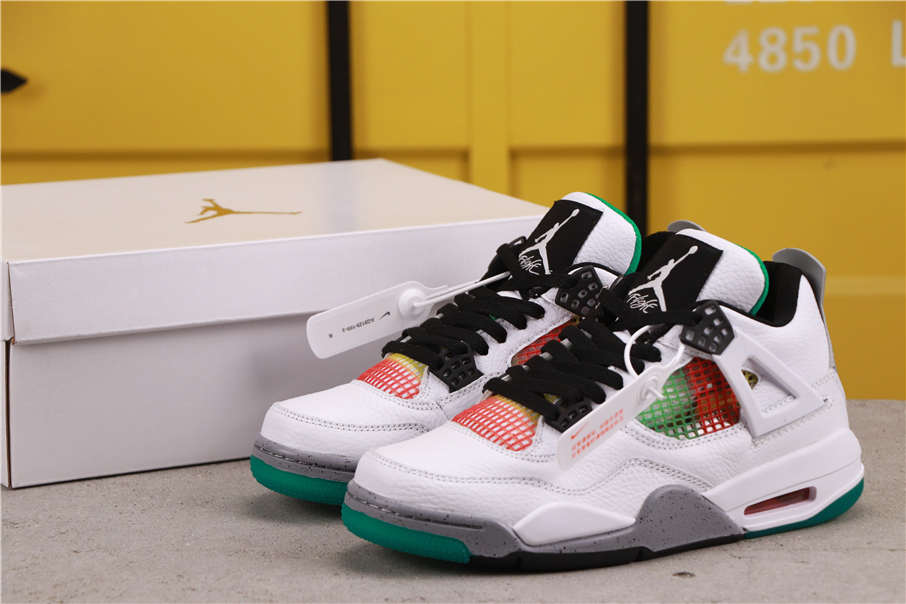 78USD Air Jordan 4 Rasta AQ9129-100 40-47.5