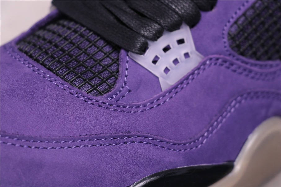 78USD Travis Scott x Air Jordan 4 Purple 308497-510 40-46