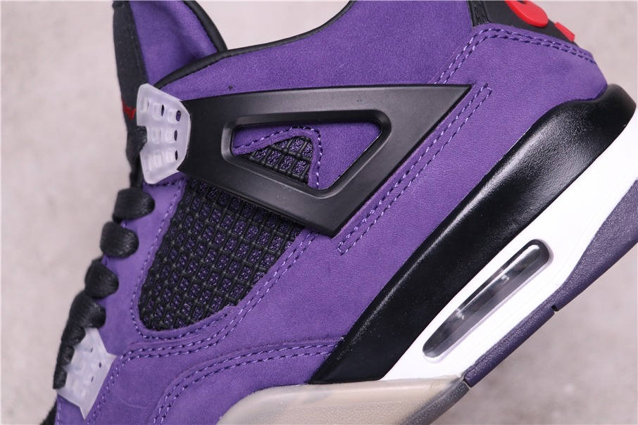 78USD Travis Scott x Air Jordan 4 Purple 308497-510 40-46