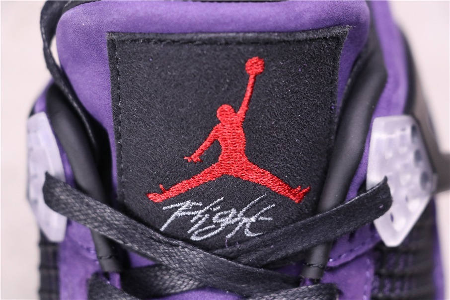 84USD Travis Scott x Air Jordan 4 Purple 308497-510 40-46