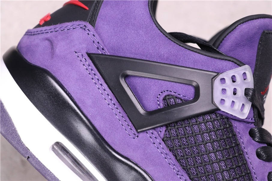 84USD Travis Scott x Air Jordan 4 Purple 308497-510 40-46