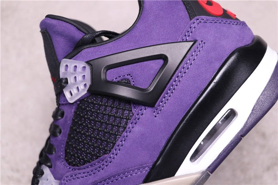 84USD Travis Scott x Air Jordan 4 Purple 308497-510 40-46
