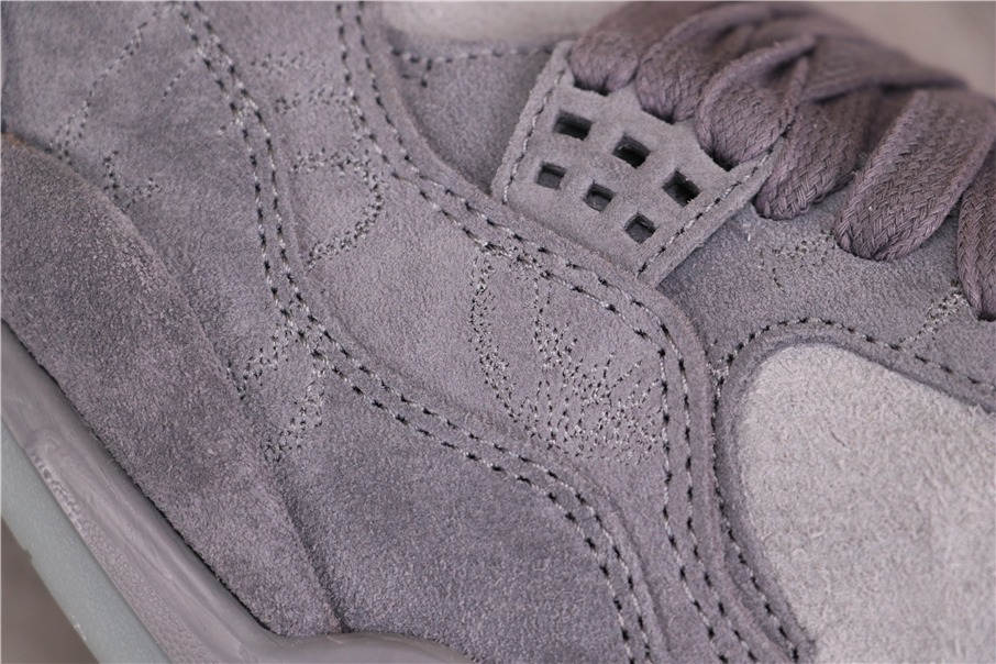 93USD KAWS x Air Jordan 4 Cool Grey 930155-003 40-46