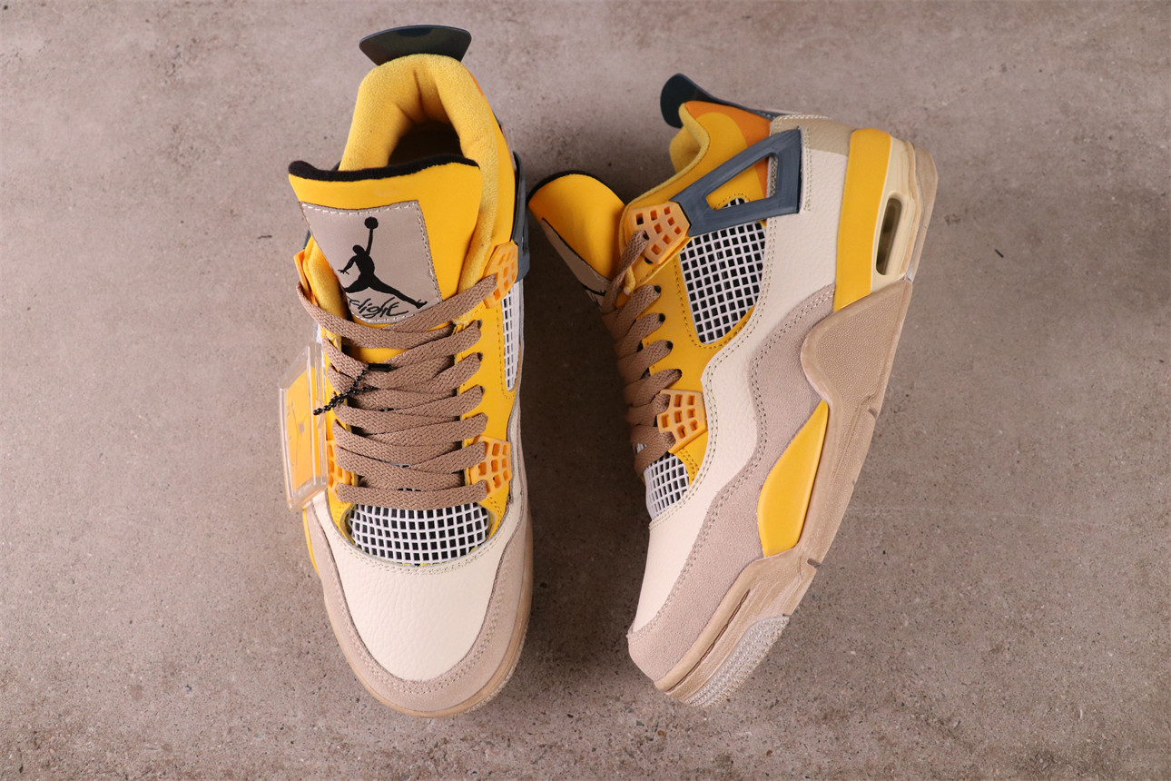 US$40 Air Jordan 4 AJ4-KNCW01乔4棕黄 Size 36-46