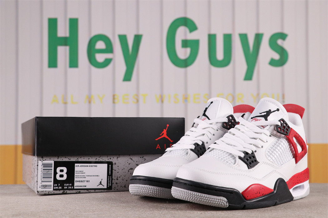 Air Jordan 4 Red Cement [DH6927-161]