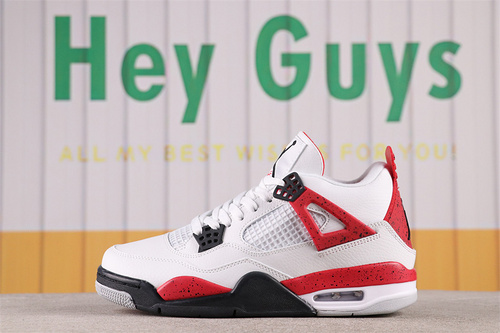 US$44 Air Jordan 4 Red Cement DH6927-161 Size 36-46