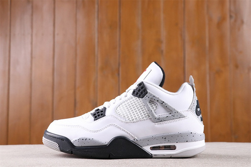 US$44 Air Jordan 4 White Cement 840606-192 Size 36-47.5