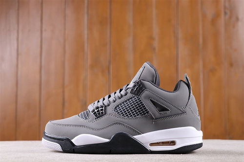 US$48 Air Jordan 4 Cool Grey 308497-007 Size 36-47.5
