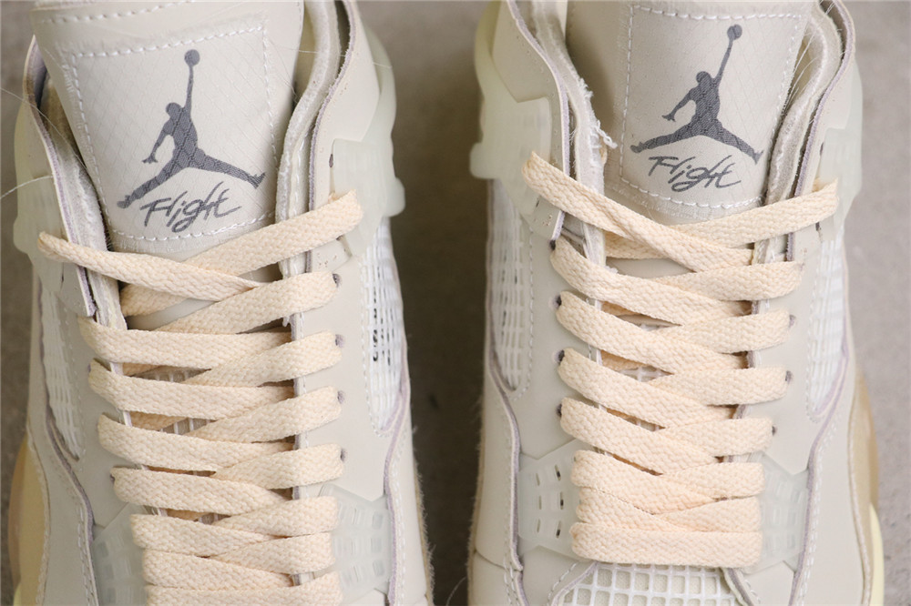 US$48 Air Jordan Off-White x Air Jordan 4 SP Sail CV9388-100 联名米黄 Size 36-47.5 ( 36 36.5 37.5 38 38 US$48 Air Jordan Off-White x Air Jordan 4 SP Sail CV9388-100 联名米黄 Size 36-47.5 ( 36 36.5 37.5 38 38