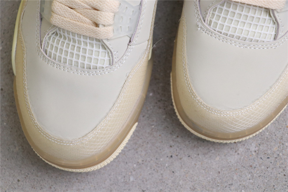 US$48 Air Jordan Off-White x Air Jordan 4 SP Sail CV9388-100 联名米黄 Size 36-47.5 ( 36 36.5 37.5 38 38 US$48 Air Jordan Off-White x Air Jordan 4 SP Sail CV9388-100 联名米黄 Size 36-47.5 ( 36 36.5 37.5 38 38