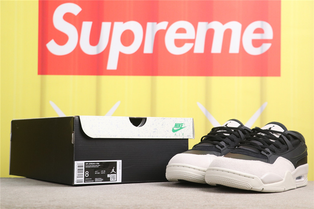 Air Jordan 4 RM Black Light Bone [FQ7939-001]